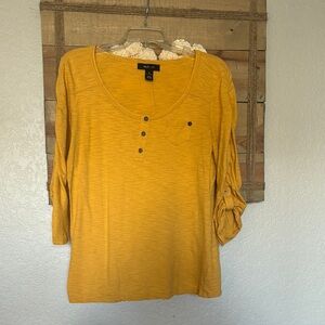Women's Mustard Top